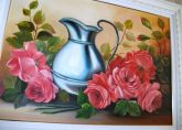 jarro com rosas